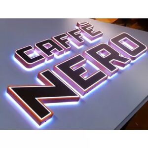 ENSEIGNE LUMINEUSE LED UNE FACE “CAFÉ” EXTERNE PRÊT À INSTALLER AVEC ANIMATION ET TÉLÉCOMMANDE 200x50cm